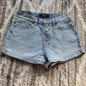 Aeropostale Light Blue mom Denim Shorts